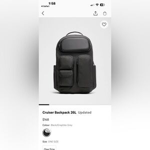 lululemon athletica Black Backpack